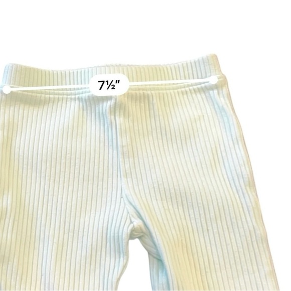 Jumping Beans light mint waffle knitted wide leg pull-on leggings Girl 12 M - Picture 7 of 9